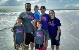 The Wilmeth Family enjoying God's beautiful & magnificent masterpiece and blessings in Florida!